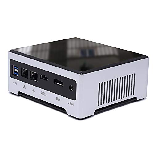 WEIDIAN Mini PC de computadora HTPC Core i9 10880H, Mini PC de Escritorio, 8GB RAM 128GB M.2 SSD, HDMI + DP Dos Pantallas, 2 * Gigabit RJ45 LAN, 6 * USB3.0, Windows 11 Pro, M.2 WiFi, Bluetooth 4.2