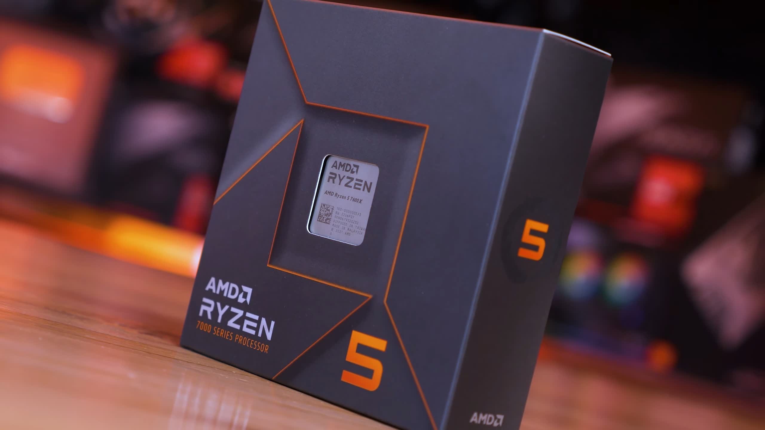 Ryzen 7000 CPU の集合写真。