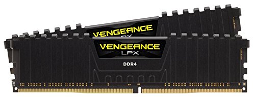 Corsair CMK16GX4M2D3600C18 Vengeance LPX 16 GB (2 x 8 GB) DDR4 3600 MHz C18 Módulo de Memoria de Alto Rendimiento, Negro