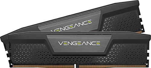 Corsair Vengeance DDR5 32GB (2x16GB) 6000Mhz C36 Memoria per Desktop (Regulación de Voltaje a Bordo, Perfiles XMP 3.0 Personalizados, Factor de Forma Compacto, Optimizadas para Intel) Negro