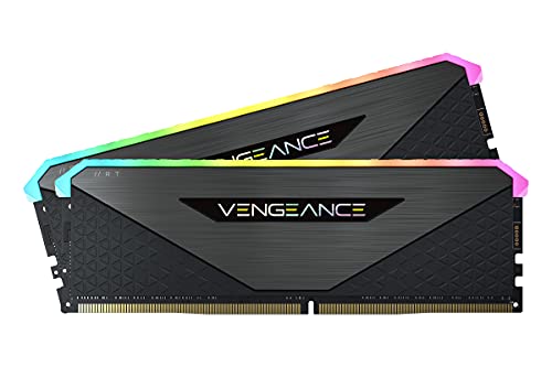 Corsair Vengeance RGB RT 32GB (2x16GB) DDR4 4000MHz C18 Memoria de Sobremesa (Iluminación Dinámica RGB, Optimizado para AMD 300/400/500 Series, Compatible con Intel 300/400/500 Series) Negro