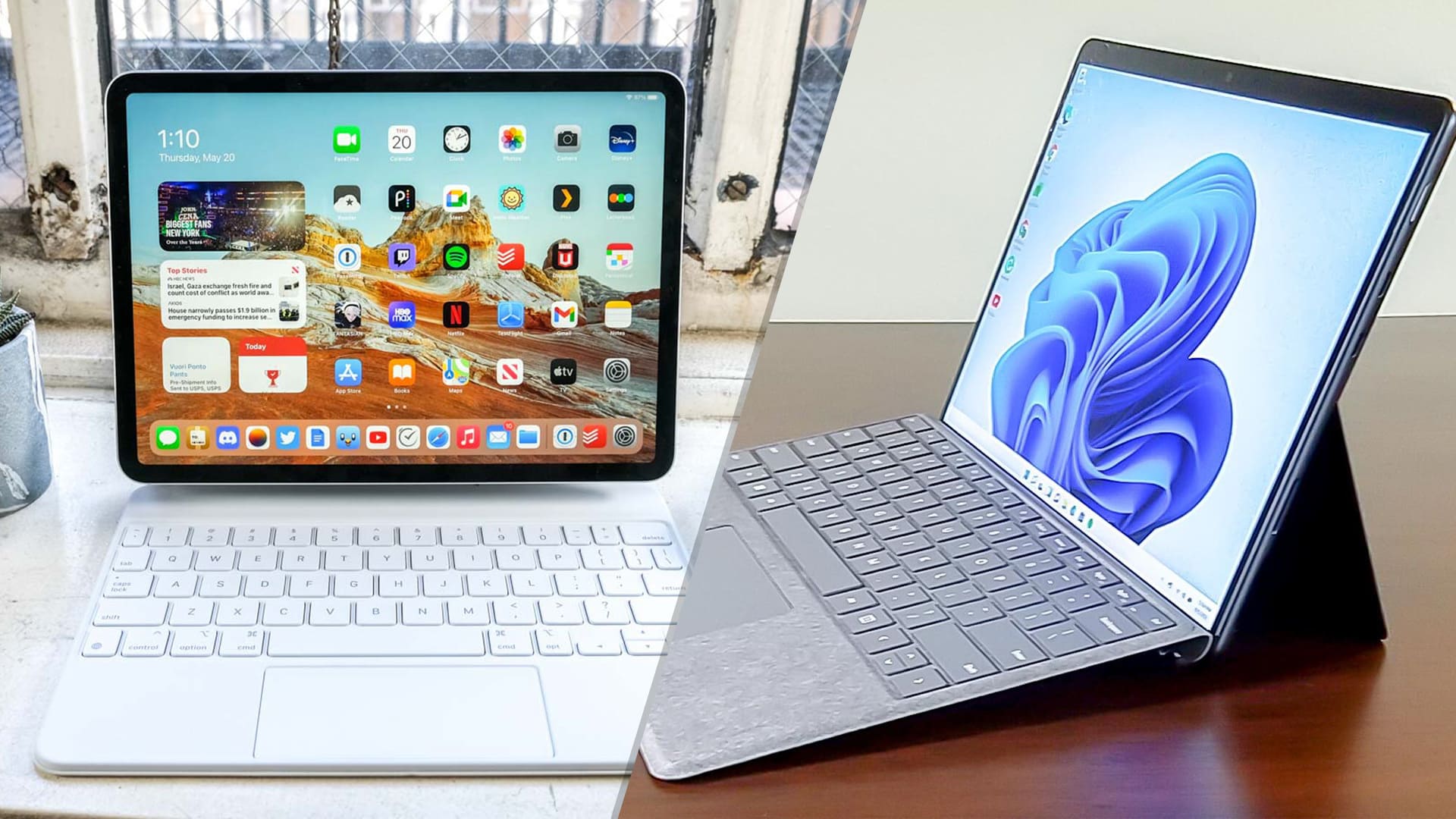 iPad Pro o Microsoft Surface Pro 9: cuál elegir