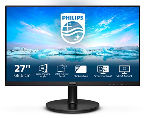 Philips Monitor 271V8L/00-27 Full HD, 75Hz, 4ms, VA, FlickerFree, Low Blue Mode (1920x1080, 250 CD/m, HDMI)