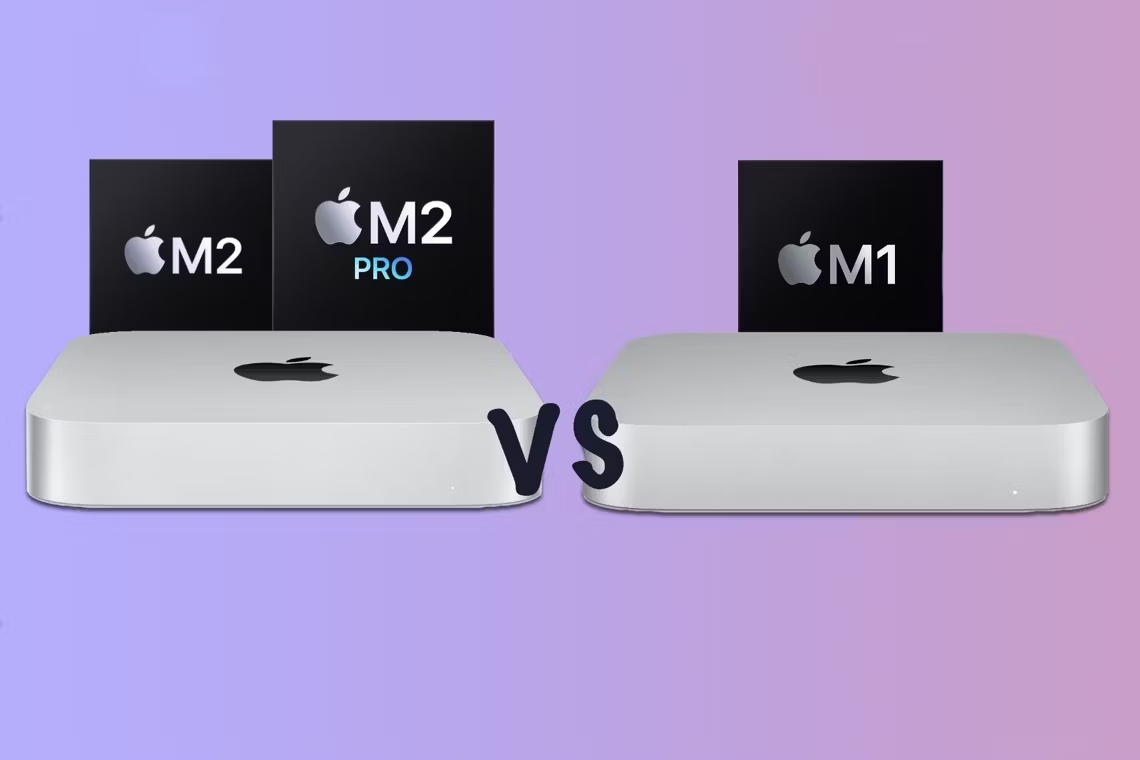 Mac mini M1 vs Mac mini M2 y M2 Pro