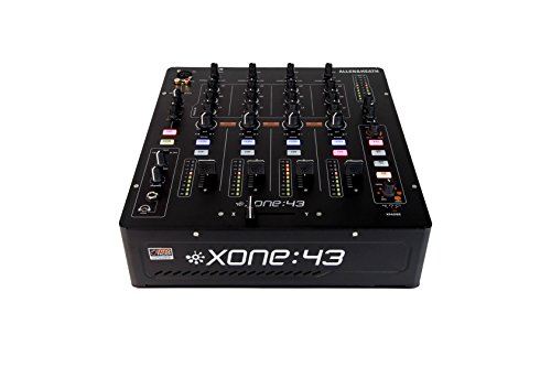 Allen & Heath Xone:43 4channels 20-20000Hz Negro - Mesas de mezcla de audio (4 canales, 24 bit, 20-20000 Hz, 20 dB, 0,05%, 3,5 mm)