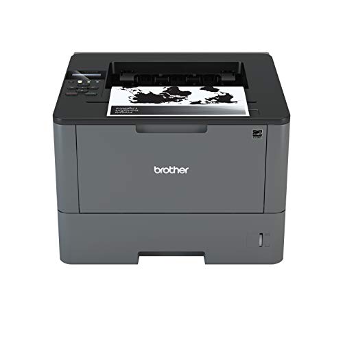 Brother HL-L5200DW - Impresora láser Profesional Monocromo (Bandeja 250 Hojas, 40 ppm, USB 2.0, Memoria de 256 MB, Doble Cara automática, Ethernet, WiFi) Color Gris carbón