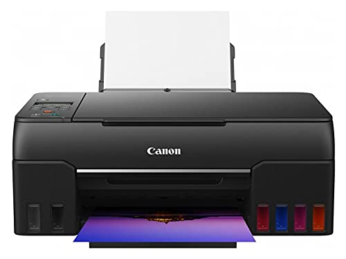 Canon PIXMA G650 - Impresora Fotográfica WiFi de inyección de Tinta 3 en 1 MegaTank con depósitos de Tinta rellenables, Negra