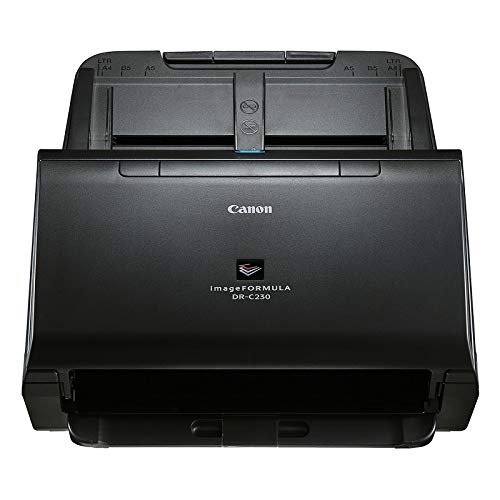 Escáner de Documentos Canon imageFORMULA DR-C230 ( 30 ppm, 60 Hojas ADF, Pasaporte y dni, escáner de sobremesa)