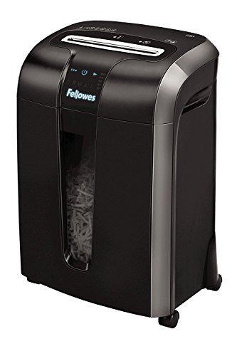 Fellowes 73CI - Triturador de papel (Corte cruzado, 23 cm, 4 x 38 mm, 23 L, 10 min, 3000 mm/min)