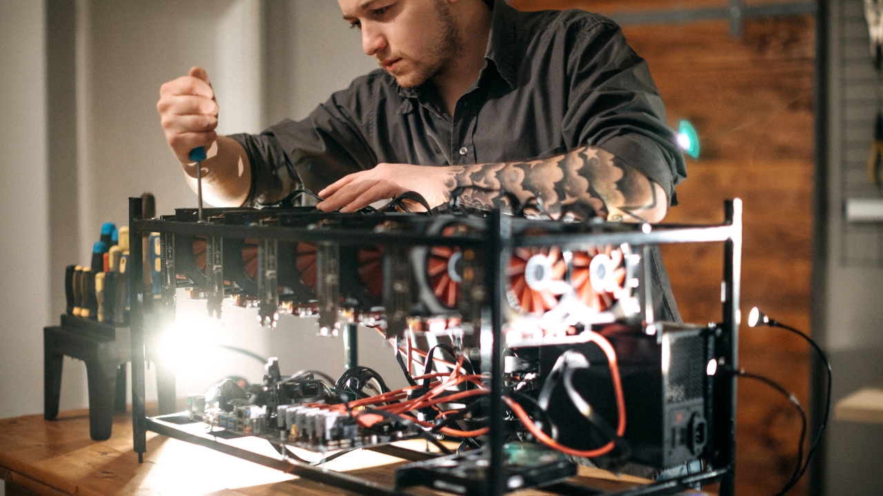 GPU usada para minería