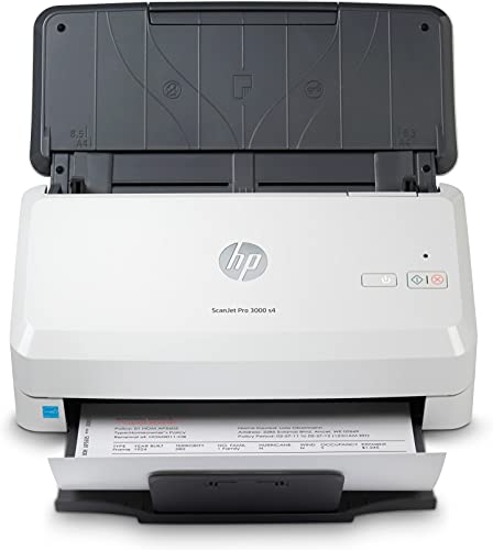 HP ScanJet Pro 3000 s4 - Escáner con alimentador automático de hojas, USB 3.0, 40 ppm, Blanco