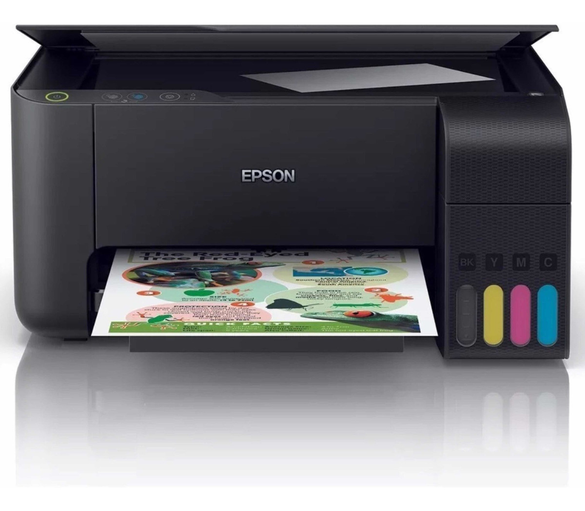 Epson EcoTank ET-2812, Impresora WiFi A4 Multifunción con Depósito de Tinta  Recargable, 3 en 1: Impresión, Copiadora, Escáner, Mobile Printing, Negro