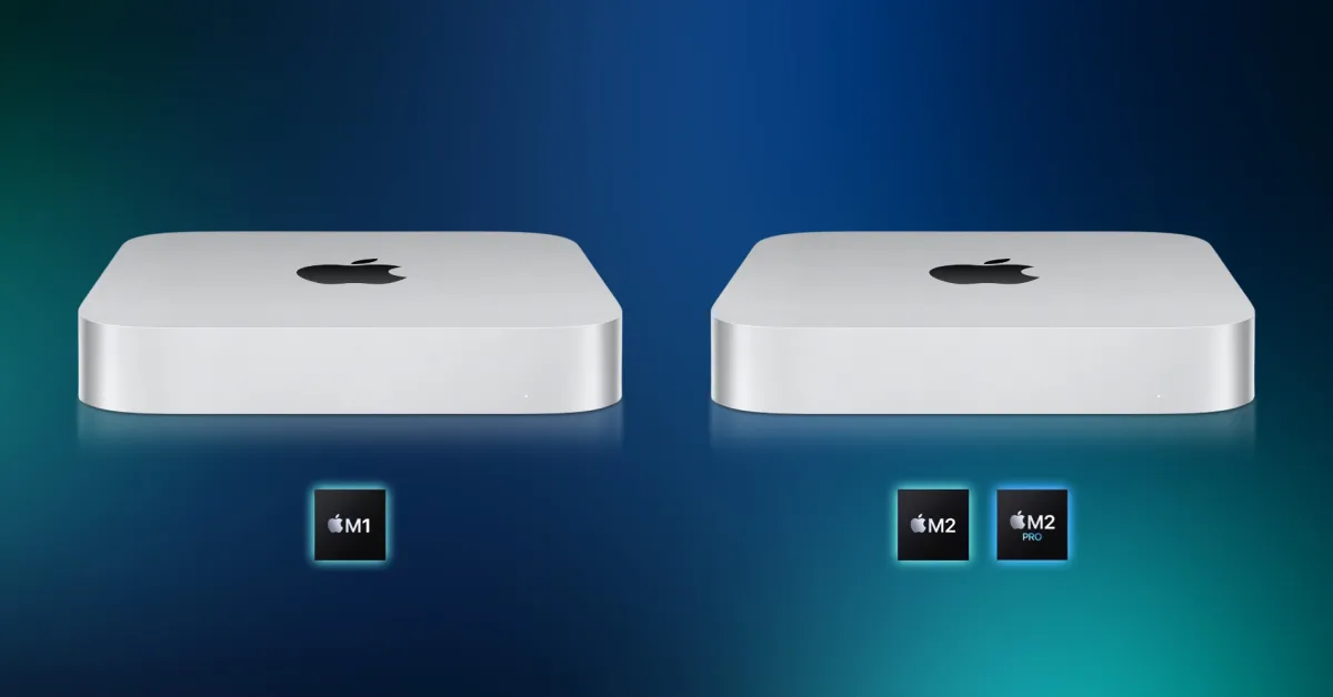 Mac mini M1 vs Mac mini M2 y M2 Pro