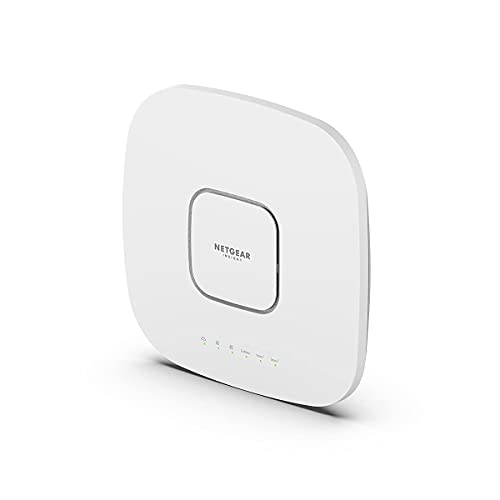 Netgear Punto de Acceso WiFi 6 WAX630, Velocidad Tribanda AX6000 | Mesh | 1 Puerto Ethernet 2.5G | 802.11 AX | MU-MIMO | Administración Remota Insight | PoE++ | Fuente de alimentación no incluida