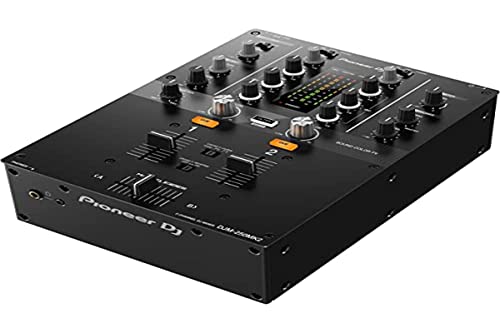 Pioneer DJ M-250MK2 2 canales 20-20000Hz Negro mezclador de audio - Mesas de mezcla de audio (2 canales, 48 kHz, 20-20000 Hz, 94 dB, 0,005%, 230 mm)