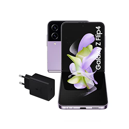 Samsung Galaxy Z Flip4 5G (256 GB) Smartphone Android, Teléfono Móvil Plegable Bora Púrpura [Versión española]