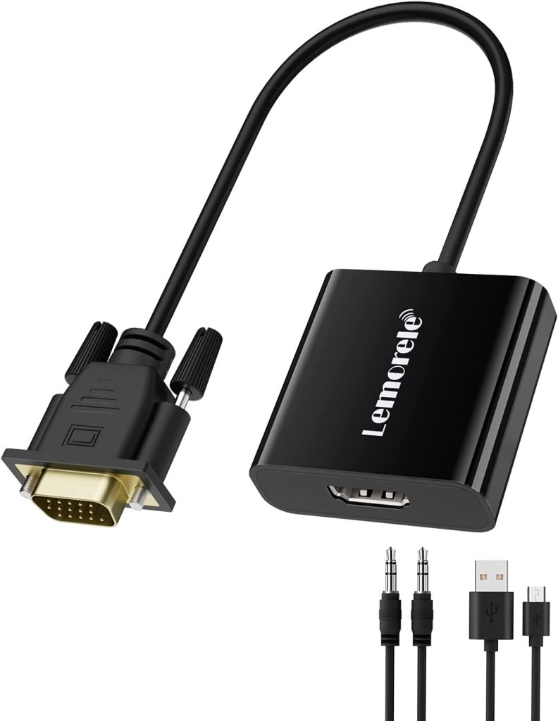 Lemorele HDMI a VGA Macho