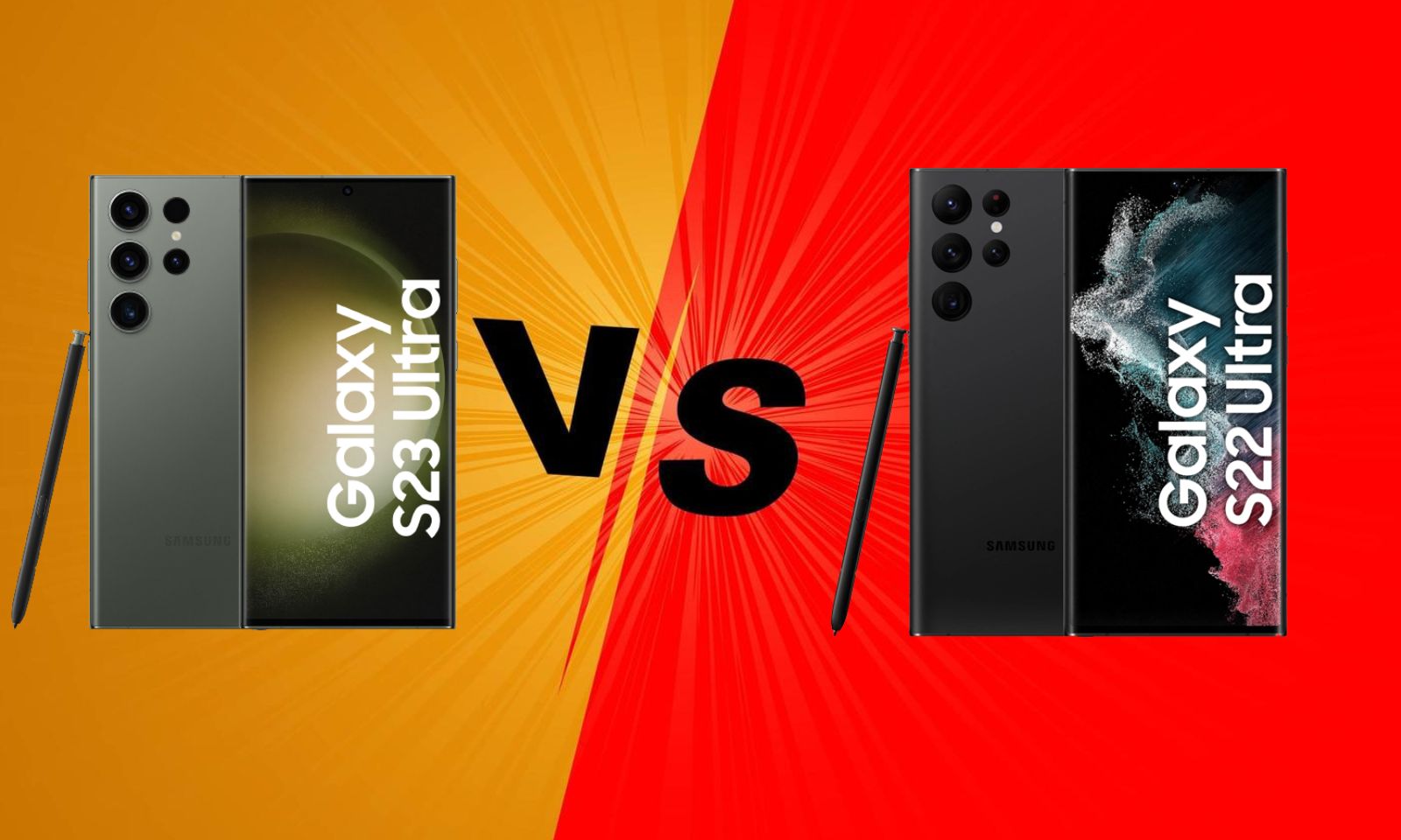 Samsung Galaxy S23 Ultra vs Galaxy S22 Ultra