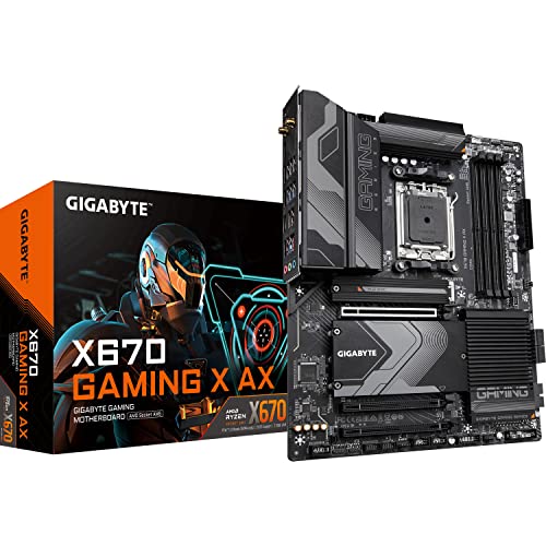 GIGABYTE Placa Base X670 Gaming X AX (X670, AM5, ATX, AMD)