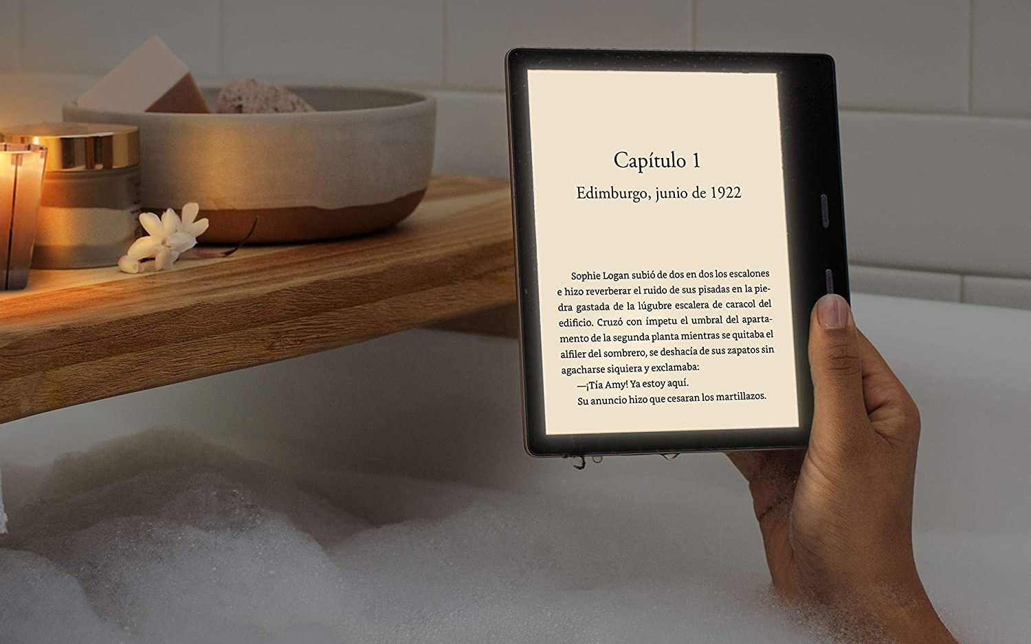 Ergonomía del Oasis Kindle