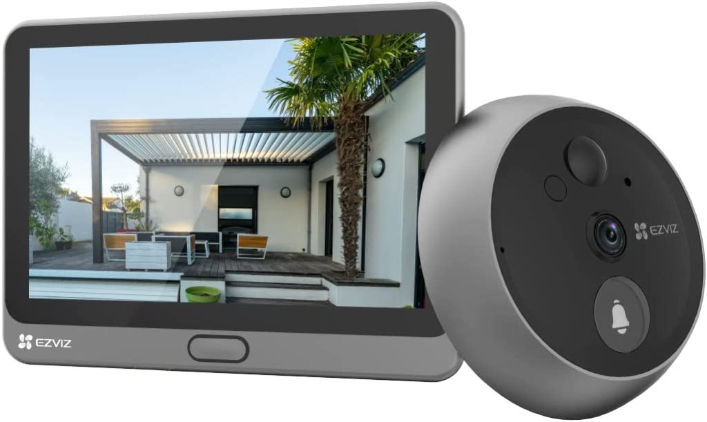 Mirilla digital con timbre inalámbrico integrado