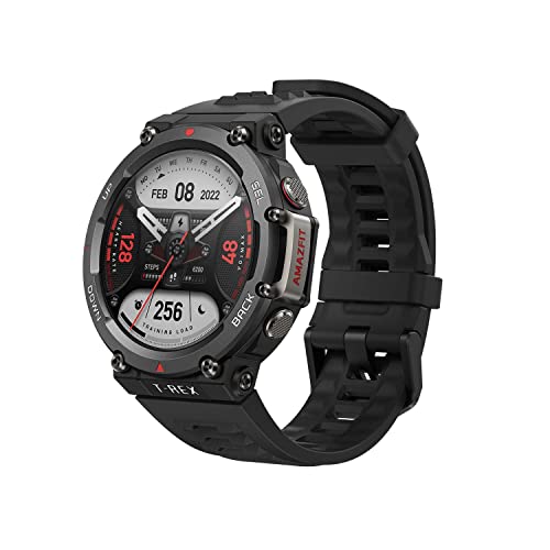 Amazfit T-Rex 2 Series SmartWatch Reloj Deportivo Premium Multideporte con GPS Navegación en Tiempo Real Ejercicio de Fuerza 150+ Modos Deportivos Frecuencia cardíaca Monitoreo SpO2