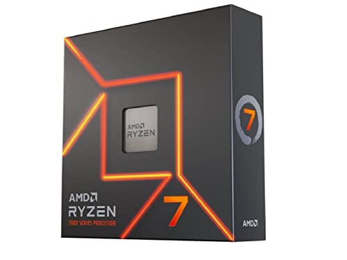 AMD Ryzen 77700X Procesador, 8 núcleos/16 Hilos desenfrenados, Arquitectura Zen 4, 40MB L3 Cache, 105W TDP, hasta 5,4 GHz Frecuencia Boost, Socket AMD 5, DDR5 y PCIe 5.0, Enfriador No Incluido, Negro