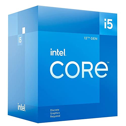 Intel Procesador Core i5-12400F para equipos de sobremesa de 12ª generación (frecuencia base: 2,5 GHz, 6 núcleos, LGA1700, RAM DDR4 y hasta 128 GB DDR5) BX8071512400F