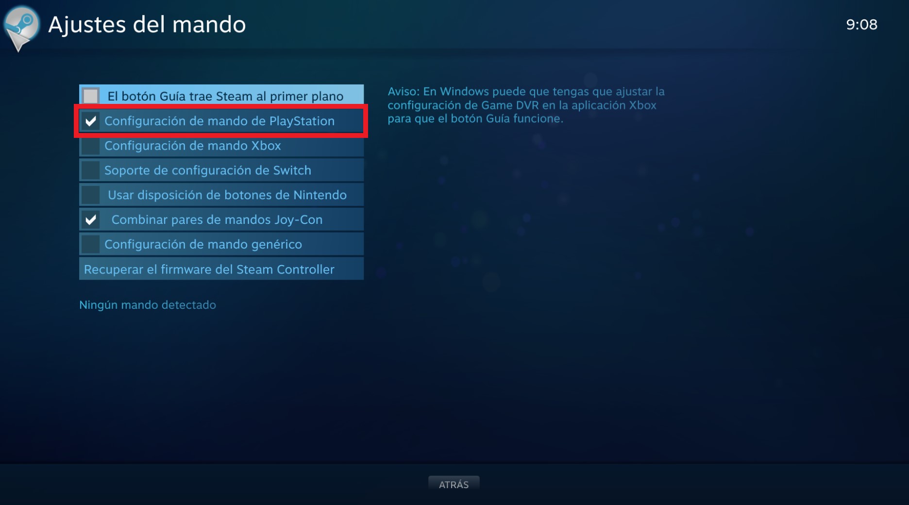 Cómo conectar tu DualShock 4 a tu ordenador con Steam