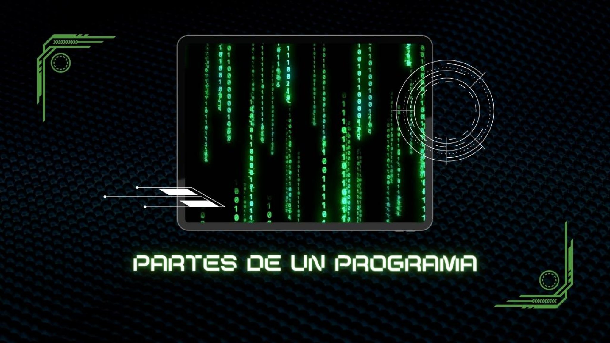 What are the parts of a computer program? (source code)