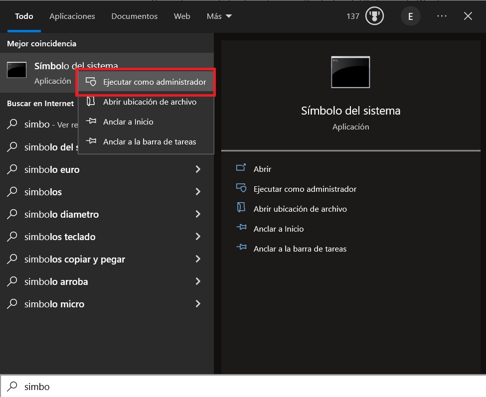 Desactiva Firewall de Windows 10 desde el símbolo del sistema