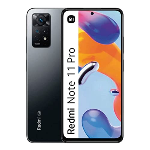 Xiaomi Smartphone Redmi Note 11 Pro libre 8GB/ 128GB/ 6.67'/ Gris Grafito