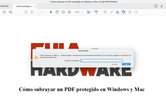 Cómo subrayar un PDF bloqueado