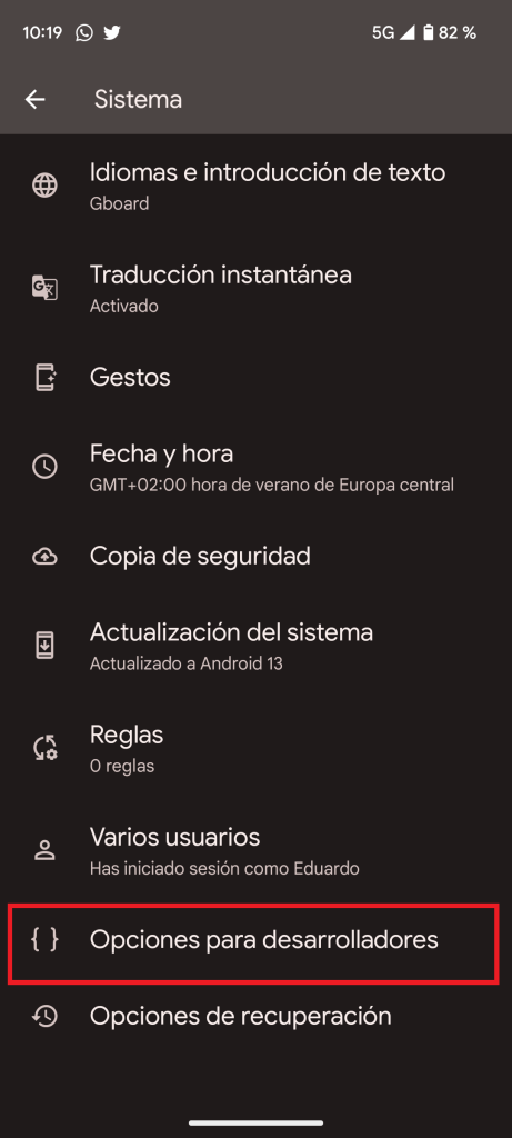 Cómo ver el consumo de RAM de las aplicaciones Android