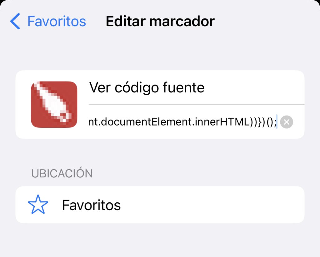 Cómo ver el código fuente de una página web desde un iPhone