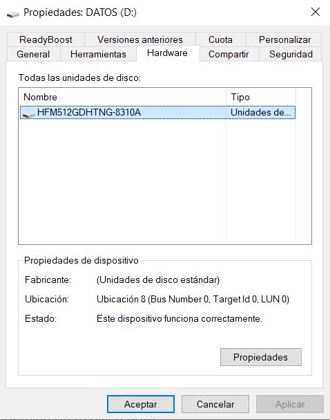 Consulta la partición de tu disco duro desde el Administrador de discos