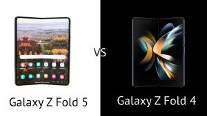 Samsung Galaxy Z Fold 5 vs Z Fold 4