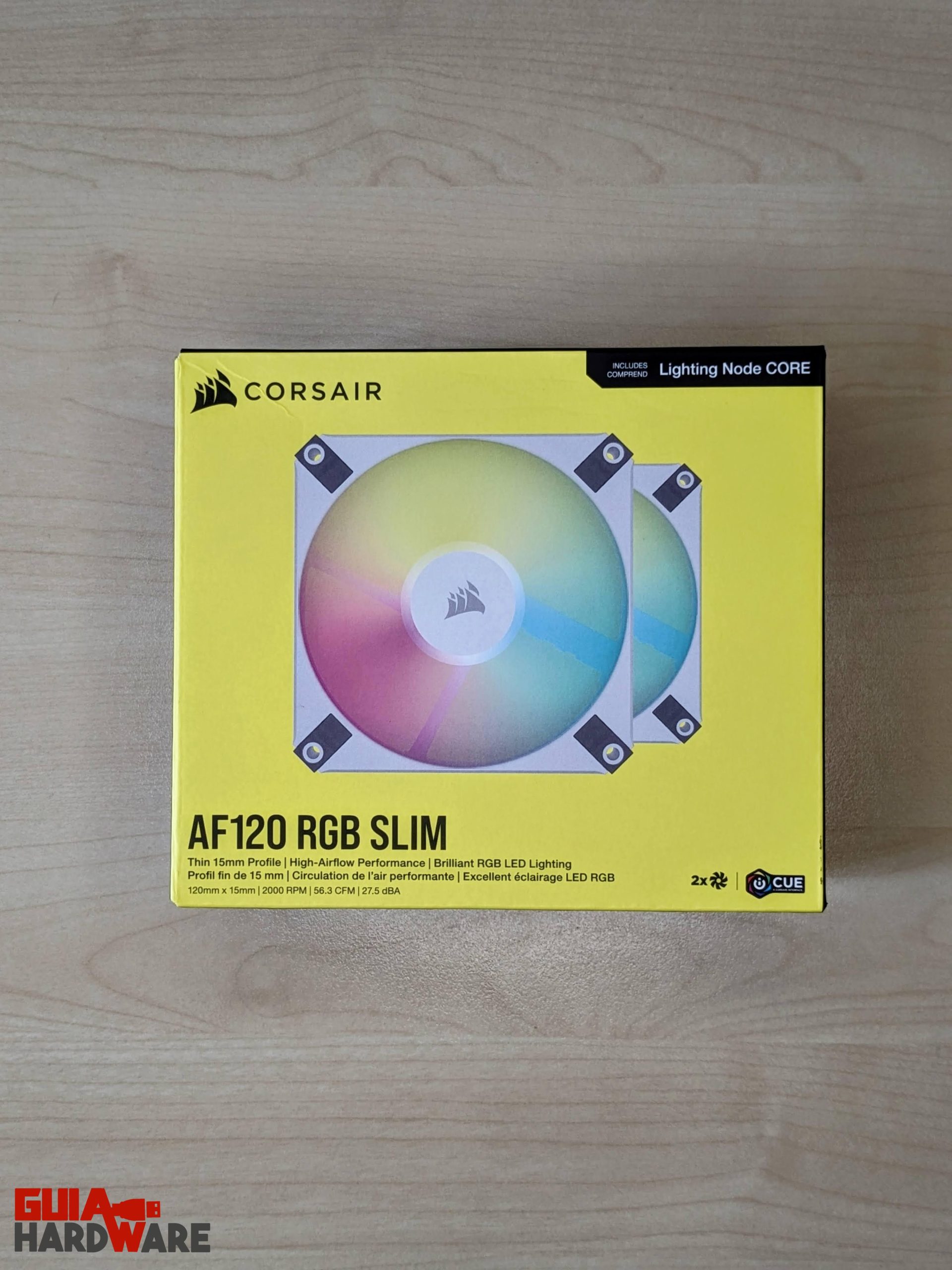 Ventiladores AF120 Slim de Corsair