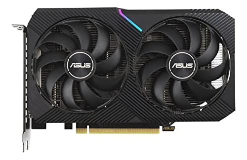 ASUS Dual NVIDIA GeForce RTX 3060 V2 OC Edition Tarjeta gráfica Gaming (PCIe 4.0, 12 GB GDDR6, HDMI 2.1, DisplayPort 1.4a, diseño de 2 Ranuras, Ventiladores Axial-Tech, Blanco