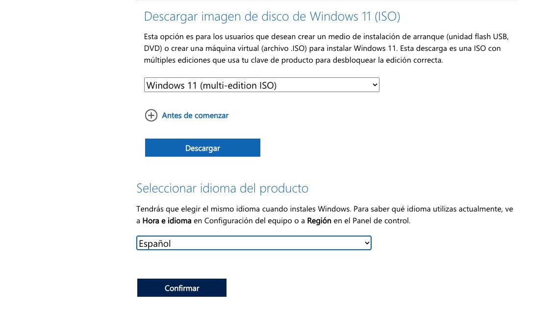 crear un USB booteable en Mac para Instalar Windows 11