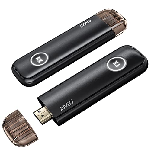 DARLYOR HDMI Inalámbrico Transmisor y Receptor 2.4/5GHz, Wireless HDMI Transmitter Receiver 165FT/50M, Kit de Extensor Inalambrico HDMI para TV Box/PC/Laptop/Cámara a Television/Proyector/Monitor