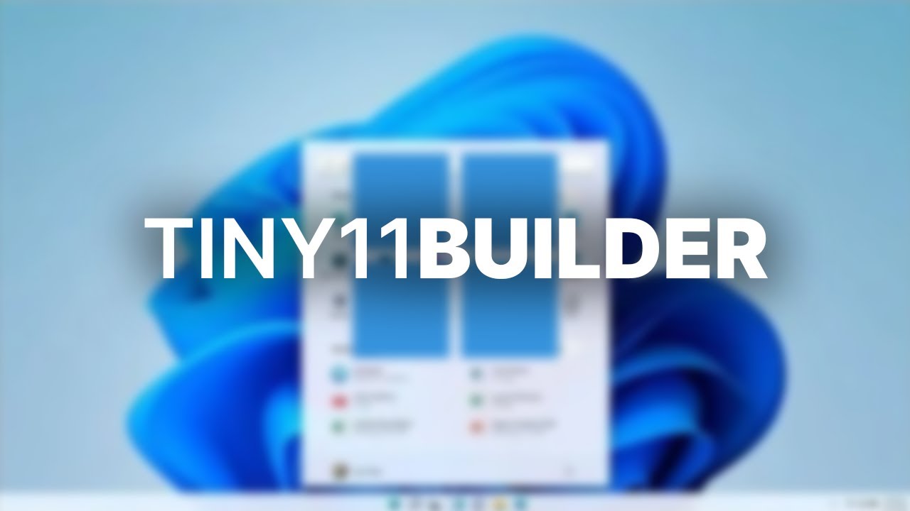 ¿Qué es Tiny11Builder?