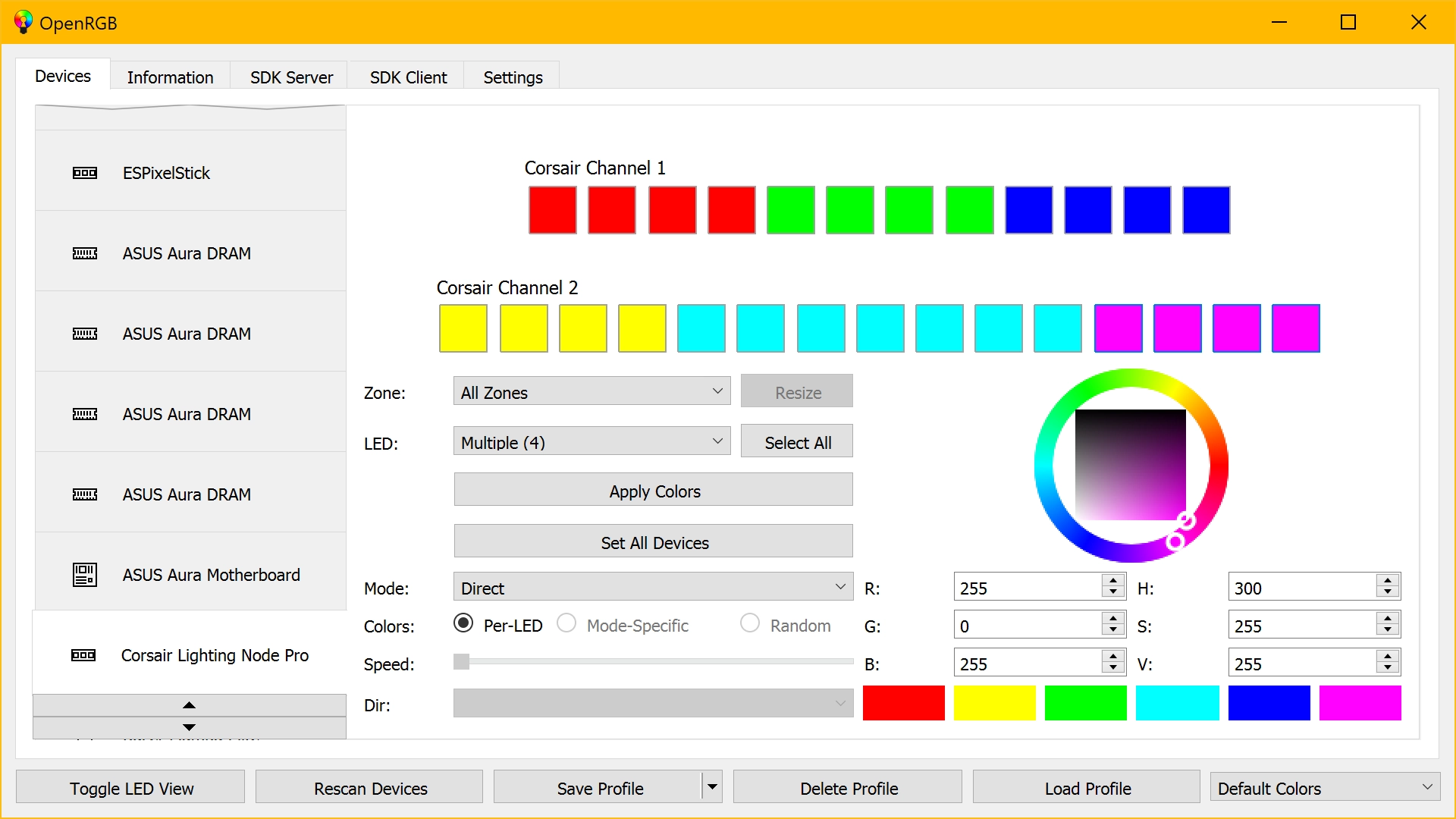 Mejores programas de control de iluminación RGB para PC