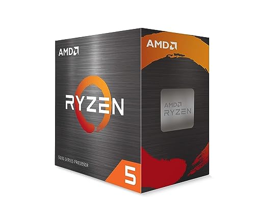 AMD Ryzen 5 5600X  Procesador, 6C / 12T, hasta 4.6 GHz Max Boost con Wraith Stealth Cooler