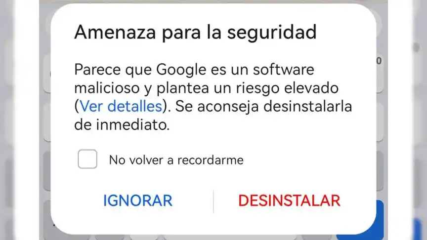 aviso app google peligrosa