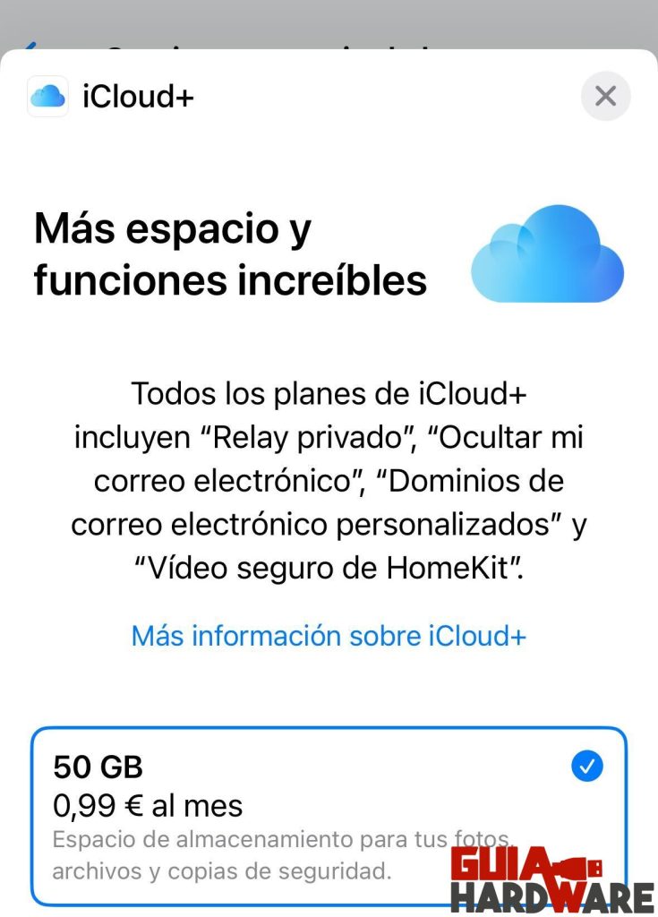 Planes iCloud+