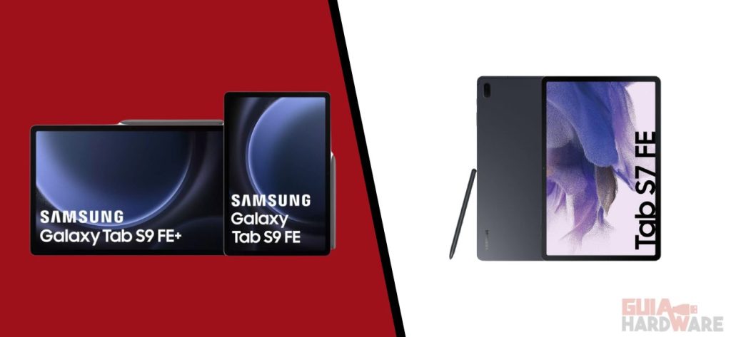 Samsung Galaxy Tab S9 FE y S9 FE+vs Galaxy Tab S7 FE?