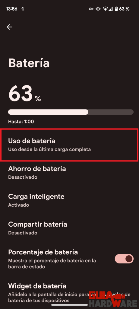 Monitorea el consumo de aplicaciones