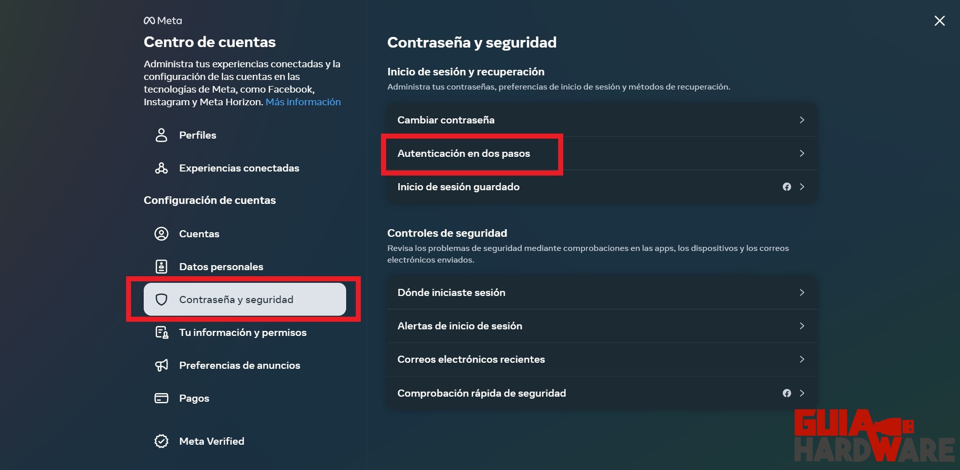 ¿Cómo configurar la autenticación en dos pasos?