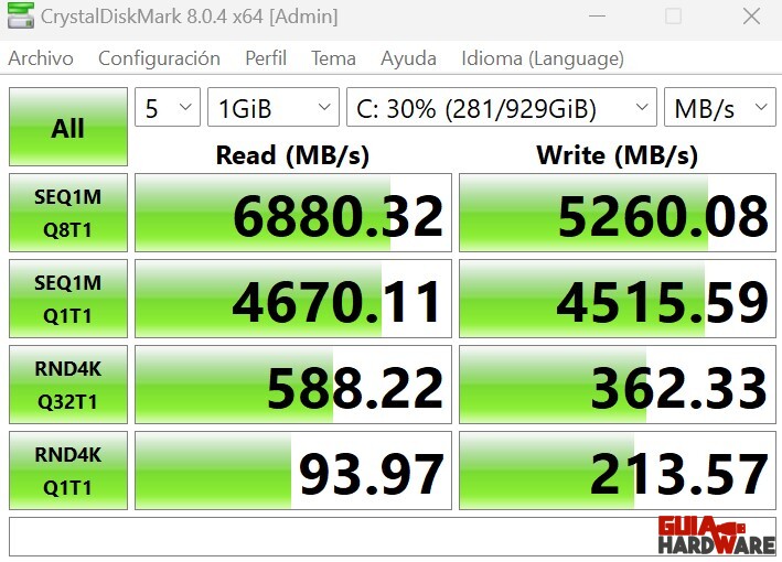 MSI Stealth 15 A13VF crystaldiskmark